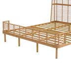 Letto Shadow Coastal Grid in Vimini PE con Testiera ad Ala