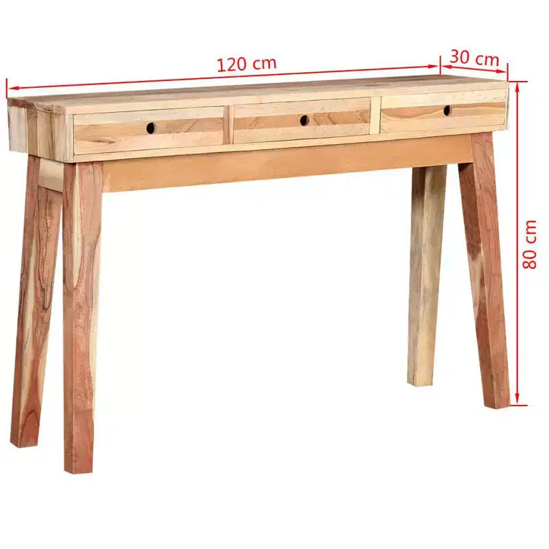 Consolle in legno massello di recupero
