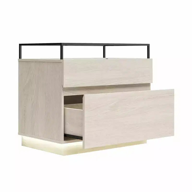 Comodino Devon con Cassetti