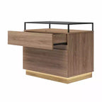 Comodino Devon con Cassetti
