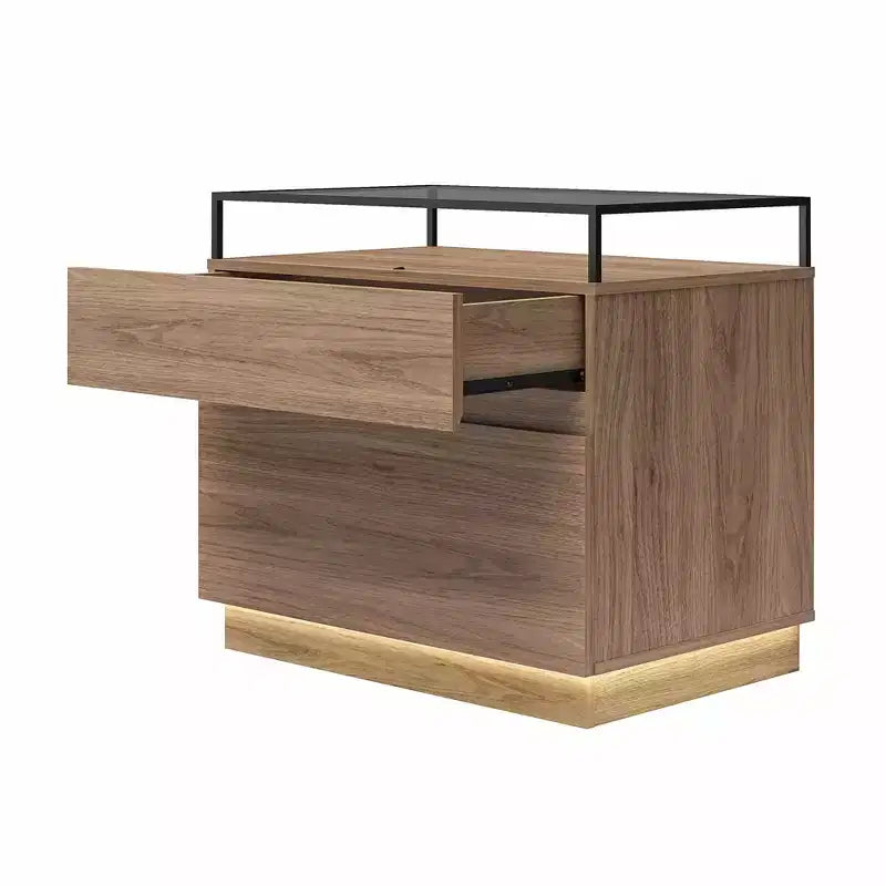 Comodino Devon con Cassetti