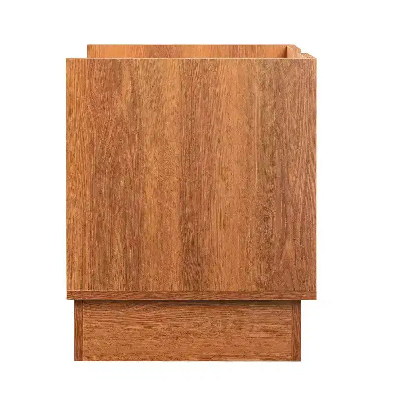 Comodino Moderno con 2 Cassetti, Luci LED e Porte di Ricarica, Ampio Spazio Contenitivo