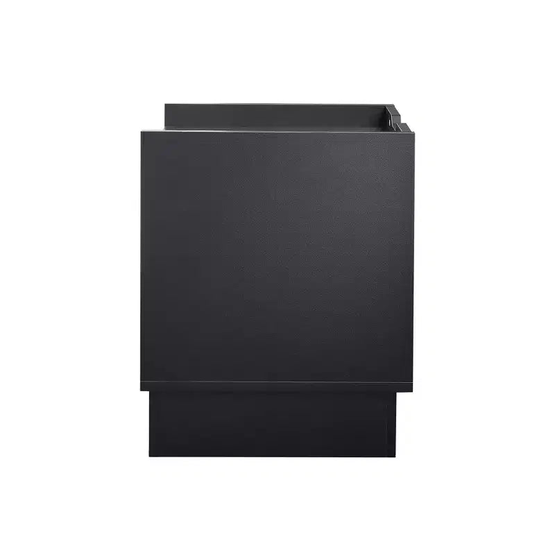 Comodino Moderno con 2 Cassetti, Luci LED e Porte di Ricarica, Ampio Spazio Contenitivo