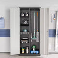 Steel Tool Storage Cabinet With 6 Hooks
