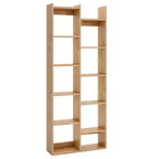 Libreria a 11 ripiani con kit antiribaltamento Scaffale in legno a forma di albero