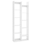 Libreria a 11 ripiani con kit antiribaltamento Scaffale in legno a forma di albero