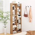 Libreria a 11 ripiani con kit antiribaltamento Scaffale in legno a forma di albero