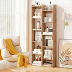 Libreria a 11 ripiani con kit antiribaltamento Scaffale in legno a forma di albero