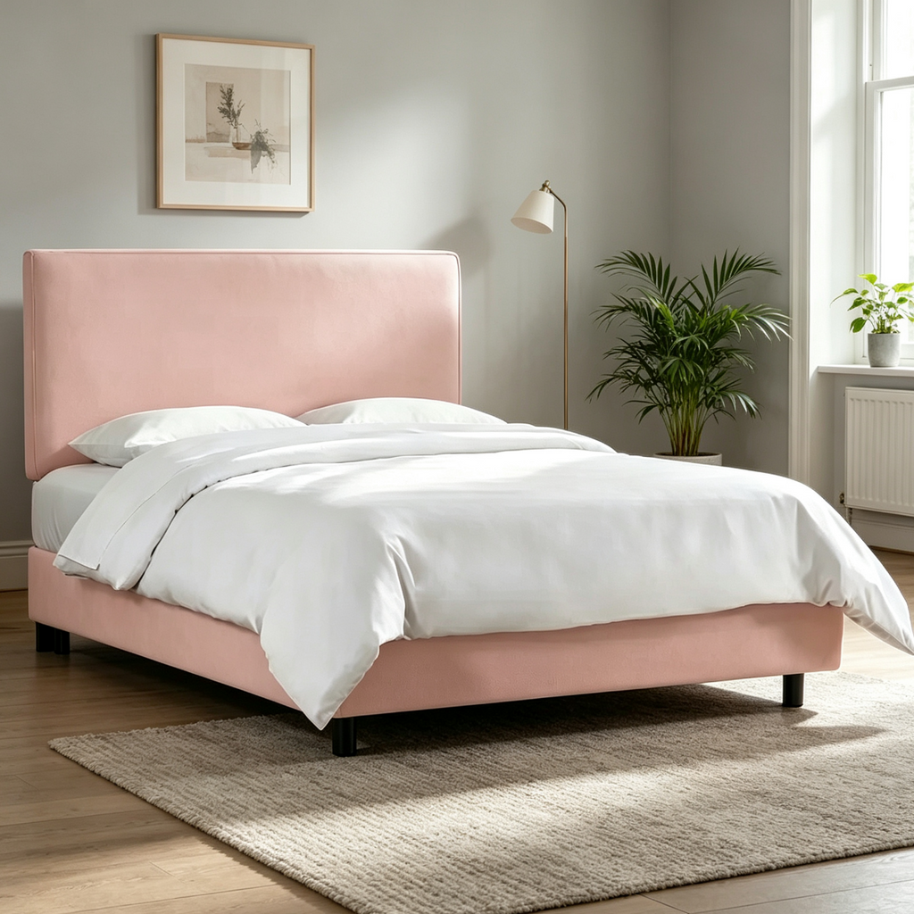 Letto Harper con Cucitura a Scatola