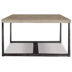 Tavolino da caffè Dalenville Nero Metallizzato/Grigio/Marrone/Beige: Base a cavalletto, Finitura anticata